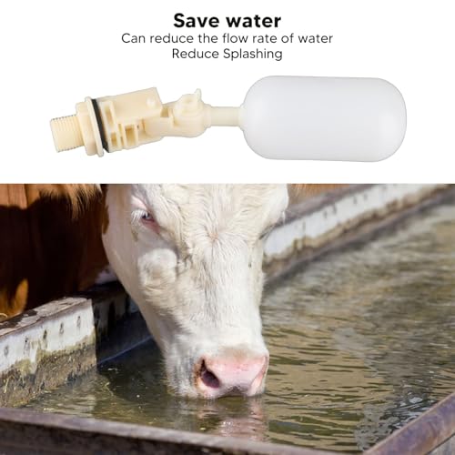 G1/2 Male Thread Float Valve for Automatic Waterer Bowl Horse Cattle Goat Sheep Pig Dog Water Trough Farm Supplies