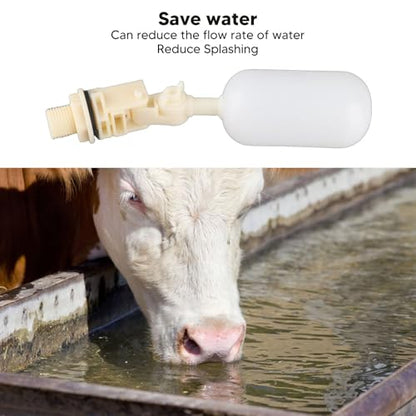 G1/2 Male Thread Float Valve for Automatic Waterer Bowl Horse Cattle Goat Sheep Pig Dog Water Trough Farm Supplies