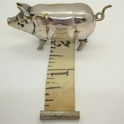 Antique Style Pig mini Tape Measure