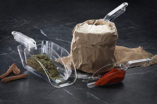 New Star Foodservice Commercial Grade Polycarbonate Plastic Utility Ice Scoop, Clear, 64 oz - color: Clear, size: 64 oz.