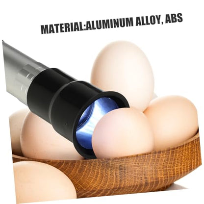 Toyvian 2pcs Rechargeable Egg Candler for Farm Use Led Chicken Egg Incubator Light Incubator Tester Cold Lighting