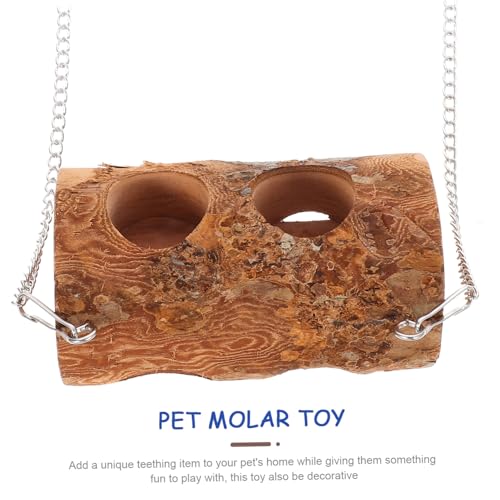 Swing Chew for Small Pets Large Hanging Hamster and Guinea Pig Climbing Molar Grinding Plaything Bunny Chewing and Foraging Activity Platform