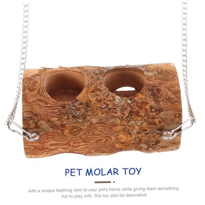 Swing Chew for Small Pets Large Hanging Hamster and Guinea Pig Climbing Molar Grinding Plaything Bunny Chewing and Foraging Activity Platform