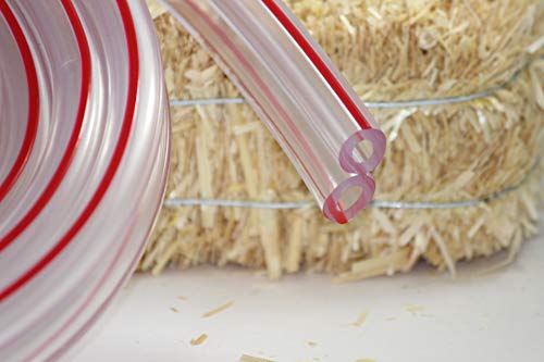 Pulsator Hose/Tube Transparent for Milking Machine (8 FT) by Melasty