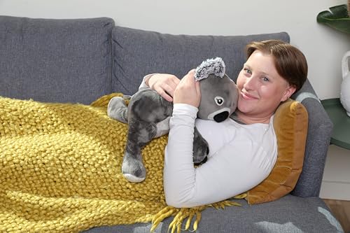 HUGIMALS Quinn The Koala 20 Inch 4.5 lb Heavy Cute Sensory Weighted Comfort Plush | Large Unscented Washable Self Care Calming Stuffed Animal for Kids, Teens and Adults - color: Quinn the Koala