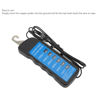 Electric Fence Voltage Tester Fault Finder, Digital Electrical Finder, Digital Handheld Locator Checker Voltmeter, Water Proof Livestock Equipment