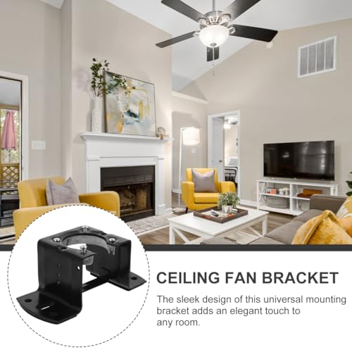 Garneck Universal Ceiling Fan Mounting Bracket Kit for Cathedral Canopy - Sloped Ceiling Fan Adapter Box - Ceiling Fan Parts for Living Room, Bedroom