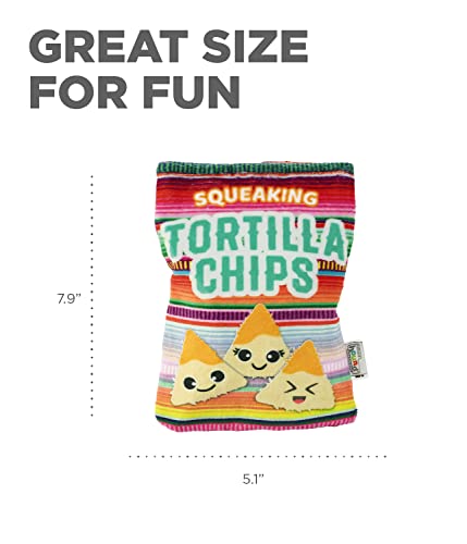 Outward Hound Snack Bag Tortilla Chips Puzzle Squeaky Dog Toys - color: Tortilla Chips