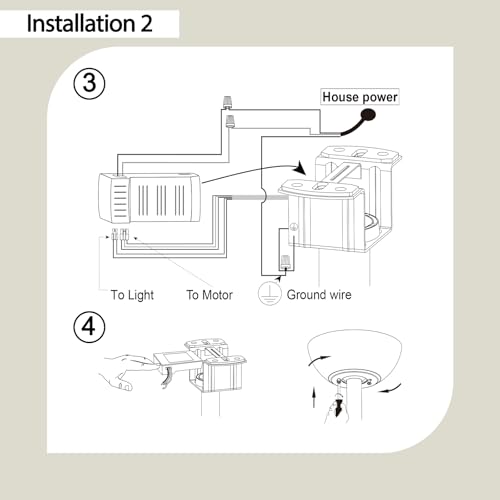Ceiling Fan Mounting Bracket, Ceiling Fan Mounting Kit, Ceiling Fan Parts for Living Room, Bedroom