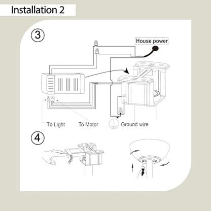 Ceiling Fan Mounting Bracket, Ceiling Fan Mounting Kit, Ceiling Fan Parts for Living Room, Bedroom