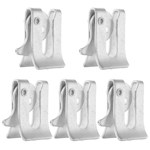Holibanna 5pcs Pig Nursery Gate Latch Kit for Farrowing Crates and Nursery Beds, Galvanized Iron Metal Gate Lock with Elasticity and Secure Locking, Sturdy Fence Latch for Farm Applications