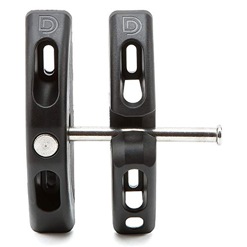 D&D TECHNOLOGIES TL01 T-Latch Action Gate Latch, Padlock Gravity Gate Latch, for Any Square Metal, Wood, Vinyl Gates
