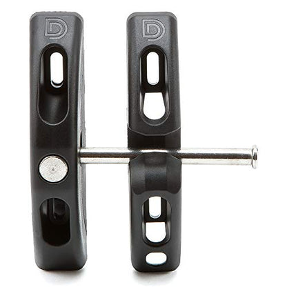 D&D TECHNOLOGIES TL01 T-Latch Action Gate Latch, Padlock Gravity Gate Latch, for Any Square Metal, Wood, Vinyl Gates