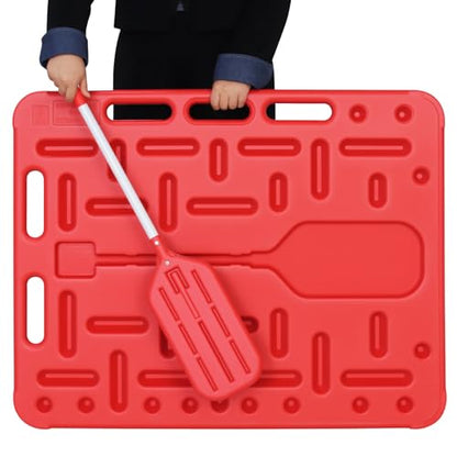 Livestock Sorting Panel with Paddle, Animal Guide Board Sturdy and Lightweight, Handling Equipment for Hogs, Sheep, Goats, Cattle, Portable Farm Fencing & Crowding Gate