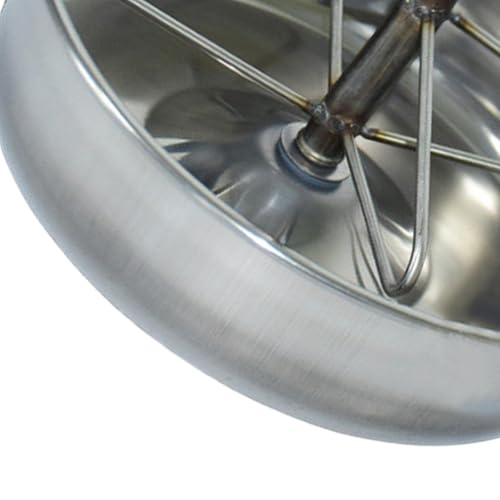 Pig Feed Trough Pig Feeder Bowl Stainless Steel Piglet Trough Pig Waterer Livestock, S