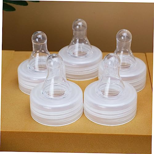 IMIKEYA 10pcs Piglet Feeding Bottle Small Sheep Milk Bottles Silicone Pacifier for Month Old Bulk
