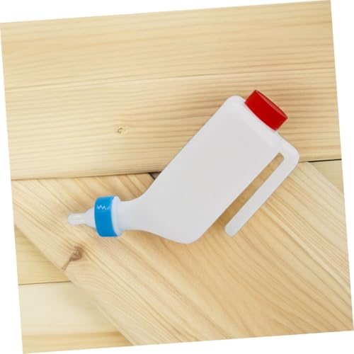 Balacoo Pig Nursing Bottle for Small Animals 1pcs Goat and Lamb Feeding Bottle Sturdy Milk Drinker for Piglets and Livestock Easy to Use Animal Feeder