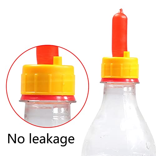 Agatige 10PCS Lamb Milk Drink Nipple, 3x5cm Silicone Sheep Nursing Feeder Goat Nipples for Orphaned Small Animal Feed