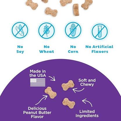 Outward Hound by Nina Ottosson Puzzle Bitez USA Made Dog Treats,Peanut Butter Flavor,Bite-Sized Training Reward and Interactive Puzzle Toy Treats,7.5oz,(Pack of 2) - size: 7.5 Ounce (Pack of 2), style: Peanut Butter