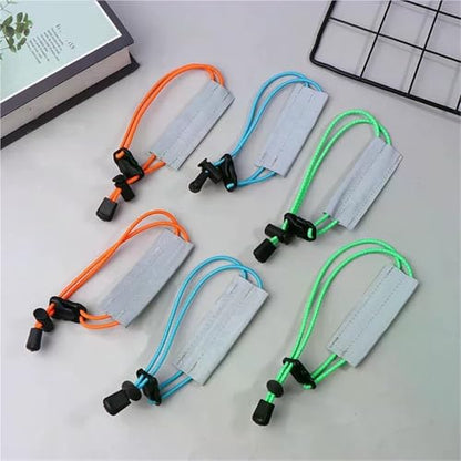 1Pair Reflective Cycling Ankle Bands-Elastic Leg Straps with Buckle,Bike Trouser Clips for Outdoor Riding,Running Shin Protect