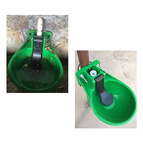Ymiko Automatic Livestock Water Bowl ABS Material Large Capacity Drinking Trough for Cows Horses Donkeys Sheep Dogs with Smooth Edge Design 4 Fixing Holes