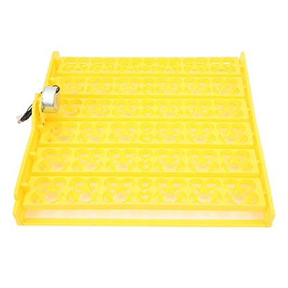 Egg Incubator Tray, Hollow Four Leaf Fancy Automatic Egg Turning Tray, Egg Turner for Survivors, Small Commercial Farmers, Chicken Duck Quail (110V) - size: 110V