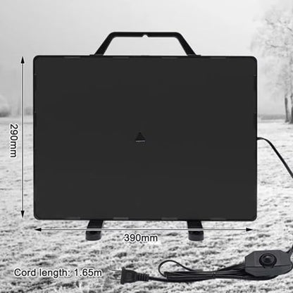 Chicken Coop Heater, 140W Electric Brooder Heater, Poultry Heating Panel, with Handle, Can Be Hung, Temperature Adjustable, for Inside and Outdoor Pet