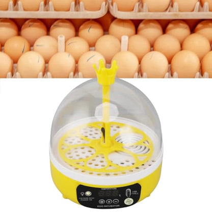4 Eggs Mini Automatic Incubator, 7W Temperature Humidity Control Poultry Incubator Household Egg Turner for Chicken Duck or Other Eggs - size: Auto Turning