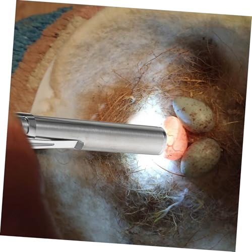 Gatuida Led Candler for Monitoring Fertilized Eggs Lightweight and Bright Incubator Light for Hatching Success