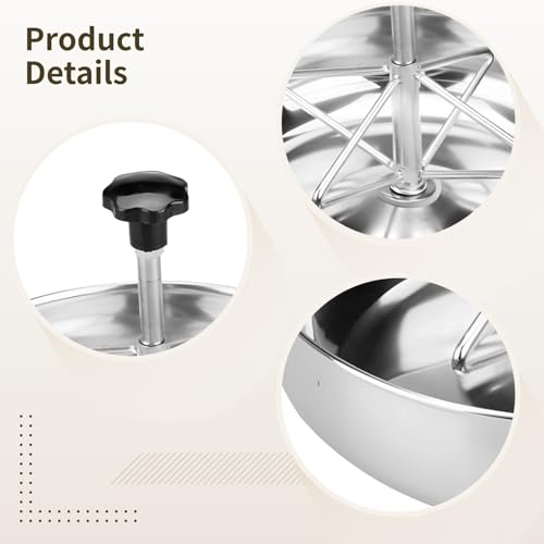 Piglet Feeder, 9.84-Inch Stainless Steel: Sturdy Feeding Trough Featuring Mechanism, Customizable