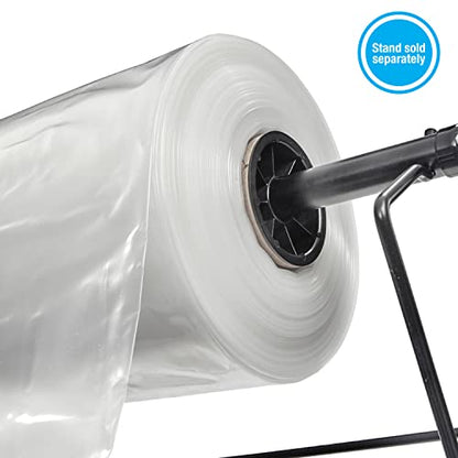 Hudson Exchange 8" x 500', 4 Mil, Poly Tubing Roll, Food Grade LDPE Resin, Custom Length Packaging