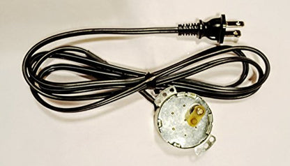 A&I Brooders and Incubators Egg Tray Turning Motor 110Volt AC 1/240 RPM with 2 Prong Plug for Incubator New!