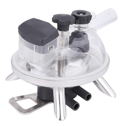 Milking Claw, 240cc Farm Cow Sheep Milking Claw Milk Collector Tool Milking Machine Accessories with Stainless Steel Base