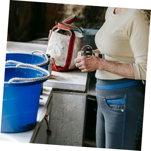 Yardwe Heavy Duty Livestock Bucket Hanger with Quick Release and Pin, Steel Water Bucket Hook for Goats and Slow Hay Bags, for Utility Needs and Stalls in Barns and Horse Stables