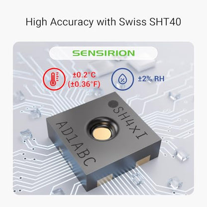 YoLink Smart Temp & Humidity Sensor, LoRa Long Range, 2 Year Battery, Indoor Monitoring for Wine Cellar, Bedroom, Nursery, Greenhouse, RV, with App, Email & SMS Alerts, Alexa IFTTT, 2 Pack + Hub - style: 2-Pack with Hub