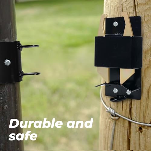 Two-Way Lockable Gate Latch – Heavy-Duty S16100100 (Big Black) – Perfect for Farm, Ranch, Pasture, Livestock & Field Gates – Universal Fit for Round or Square Tubes - size: BIG BLACK 1PACK