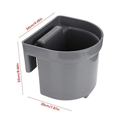 HEEPDD Calf Feeder HLMP70B, Bucket with Replaceable Nipples, 4L Capacity for Cattle and Sheep Calf Feeder HLMP70B, Plastic Milk Feed Nan Domestic Animals (4L Feeding Bucket Complete Set)