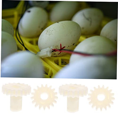 SUPVOX 30 Pcs Automatic Egg Turner Incubators Incubator for Chicken Eggs Automatic Egg Incubator Hatching Machine Supplies Gear for Incubator Egg Turning Gear Incubator Parts Copper Motor, Beigex3pcs