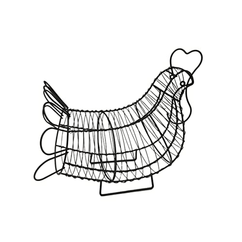 Iron Wire Egg Basket Storage Container Egg Collection Basket Storage Wire Basket Egg Rack Egg Shelf