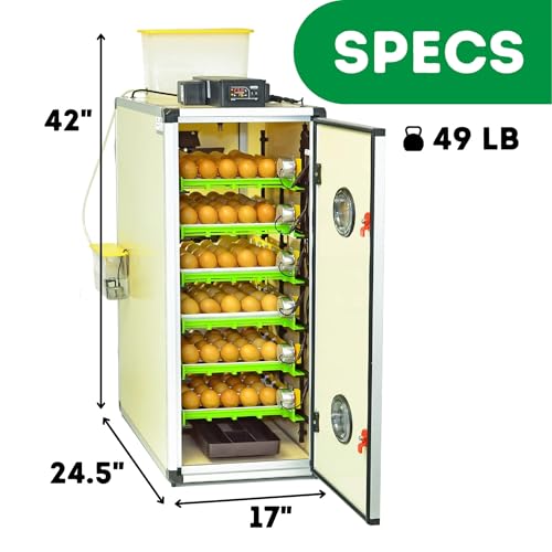 240-Egg Incubator Kit (180 Setter + 60 Hatcher) with Automatic Turner & Digital Control – Quail, Chicken, Duck, Goose & More – by Hatching Time