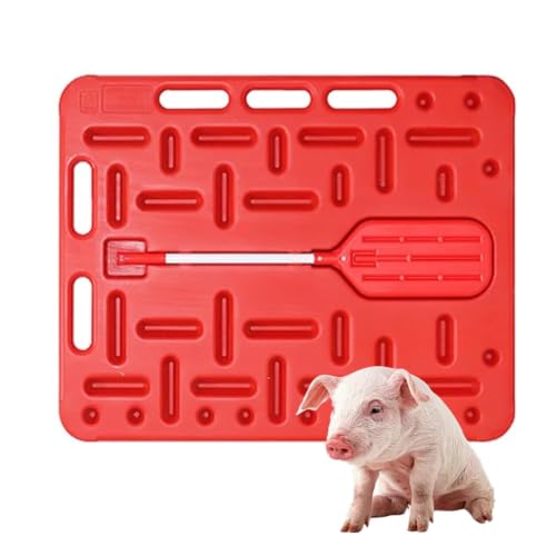 Animal Guide Panel with Livestock Sorting Paddle, Lightweight Livestock Sorting Panel for Pig, Cattle, Sheep, Goats, Large Pig Divider Board with Rounded Hand - size: Large