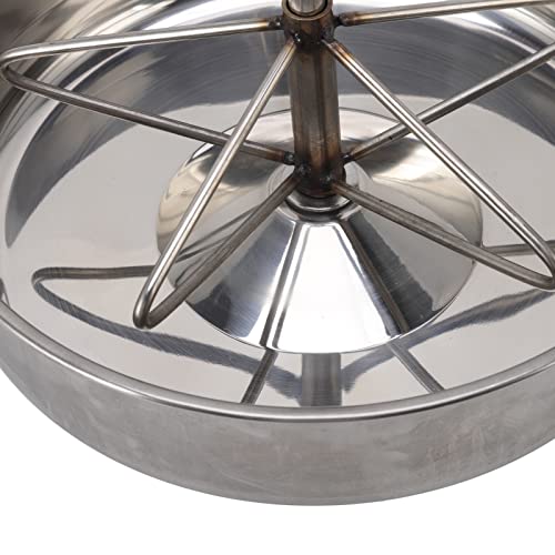 201 Stainless Steel Piglet Feeding Trough, Piglets with Word Material Faening Trough, Small Animal Feeder Suitable for Pig Farms(Small Size) - size: small size