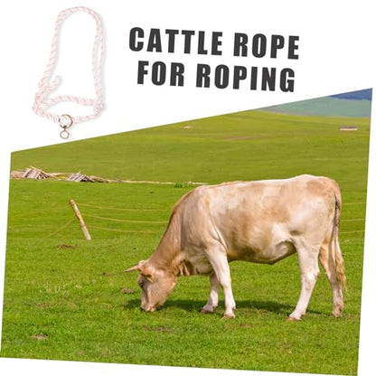 YARNOW Rope Cattle Halter Newborn Calf Halter Horse Bitless Bridle Livestock Traction Equipment