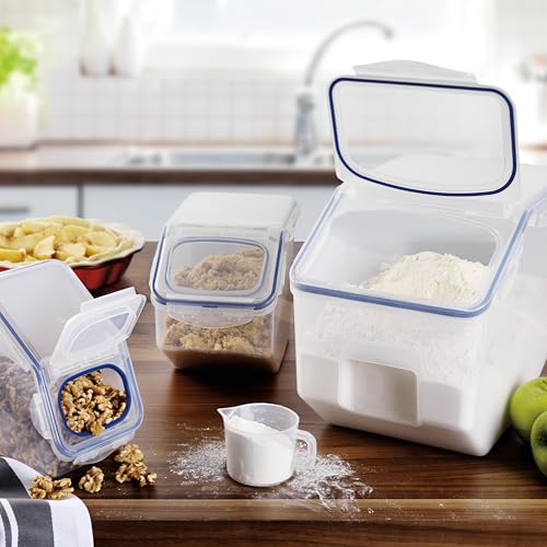 Lock & Lock Bulk Storage Bins Food Storage Container with Wheels (50.72-Cup) - size: 50.72-Cup