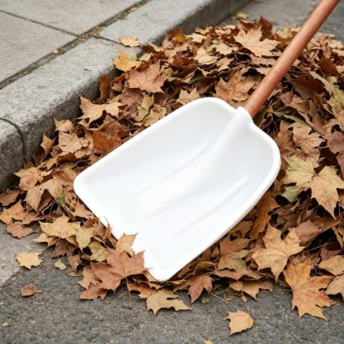 Gralara Duty Multi-Use Agricultural Ladle Wear-Resistant Agricultural Implement for Warehouse, White, Large 44x40cm - size: Large 44x40cm