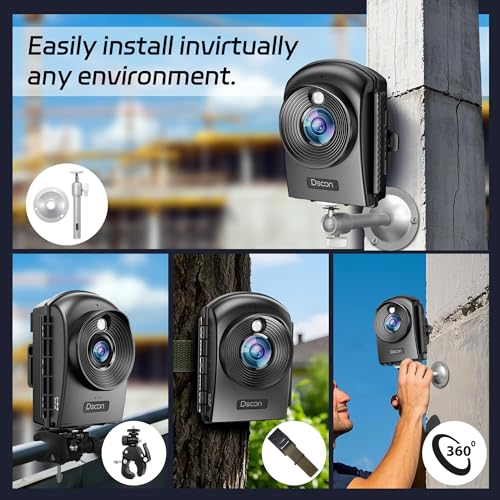 Dsoon Time Lapse Camera,1080p FHD Outdoor Construction Timelapse Camera, IP66 Waterproof,110° Wide Angle,Extral Standby for Capture Building & Courtyard Progress, Climate, Garden (64GB TF Card) - style: TL2100-5