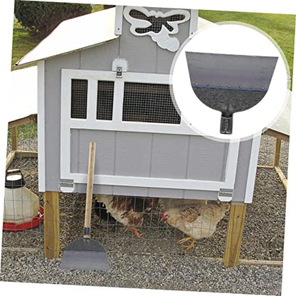 Heavy Duty Steel Fowl Manure Shovel Replacement Shovel Head Multi-Purpose Cleaning Tool - size: 30X27X2.5cm