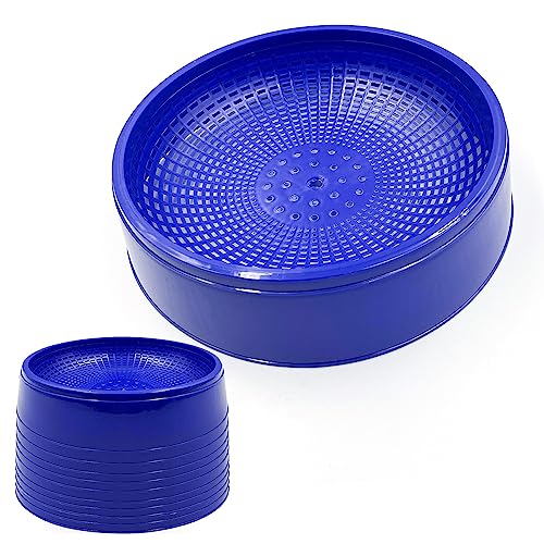 10PCS Pigeon Nest Bowl, Plastic Racing Pigeon Breeding Hatching Nest Box Egg Basin for Quails Doves and Small Birds,Pet Cage Supplies