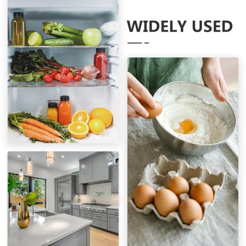 BESTOYARD Egg Holder Tray 10-Grid, Thickened Foam Shock-Absorbing Protective Container for Shipping & Refrigerator Storage, for Fresh Chicken Eggs