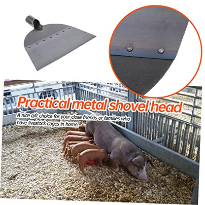 Heavy Duty Steel Fowl Manure Shovel Replacement Shovel Head Multi-Purpose Cleaning Tool - size: 30X27X2.5cm